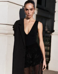 Marleigh Bodysuit (Black)*CHARCOAL Outlet
