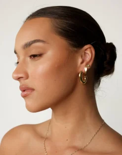 Mavi Earrings (Gold)*CHARCOAL Discount
