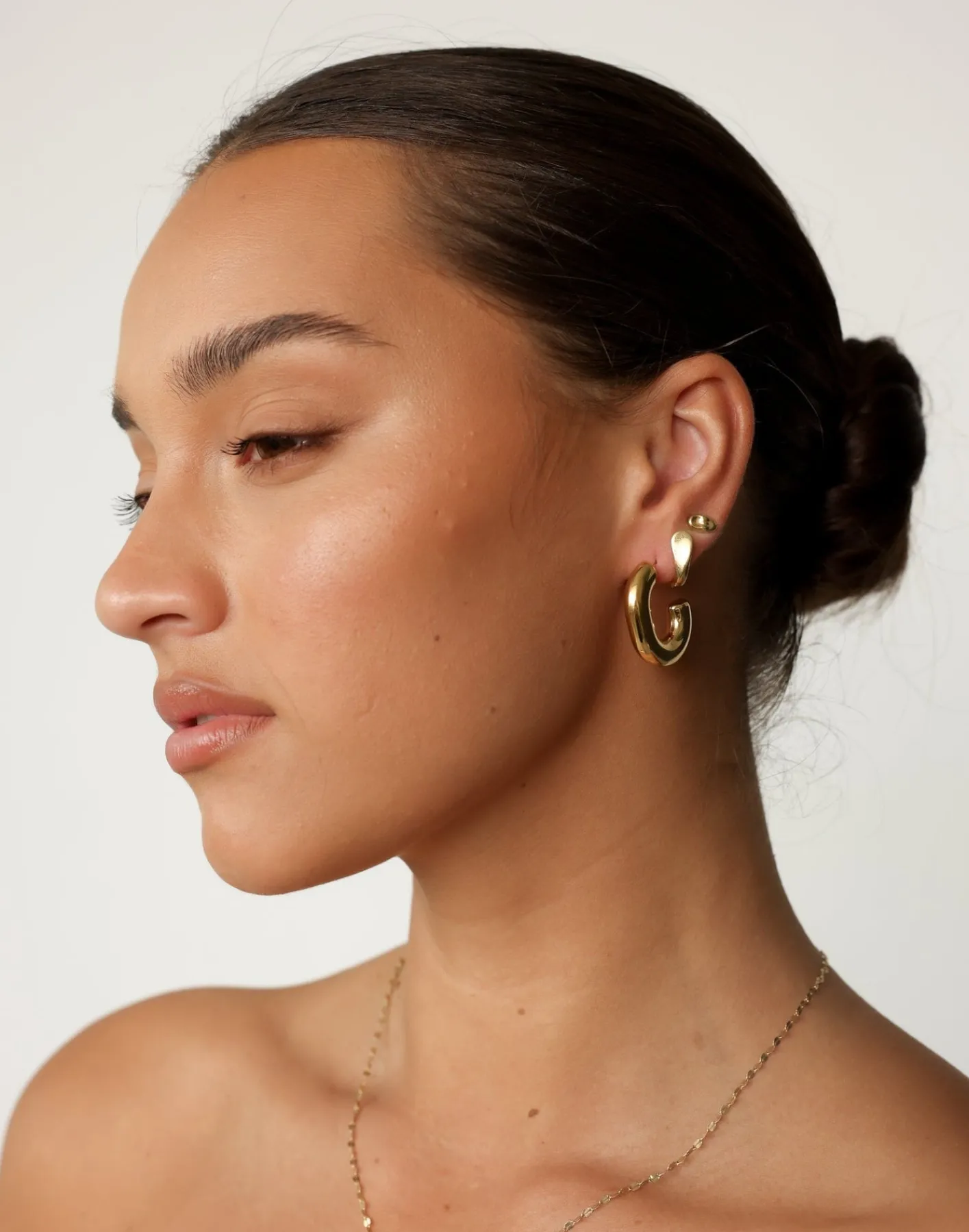 Mavi Earrings (Gold)*CHARCOAL Discount
