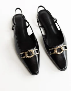 Maxine Flats (Black Shine) - By*Billini Clearance