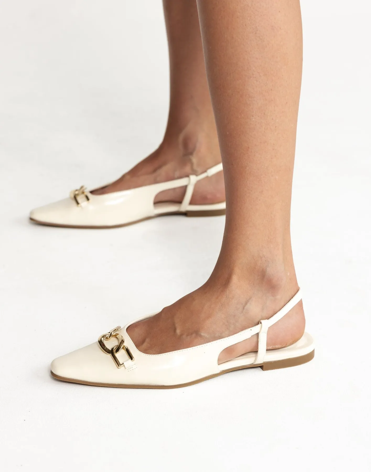Maxine Flats (Ivory Shine) - By*Billini Hot