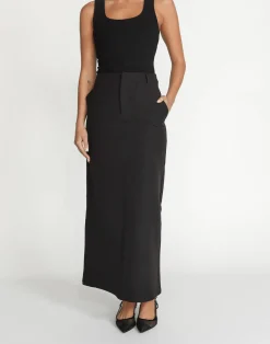 Micaela Maxi Skirt (Black)*CHARCOAL Online