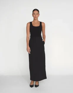 Micaela Maxi Skirt (Black)*CHARCOAL Online