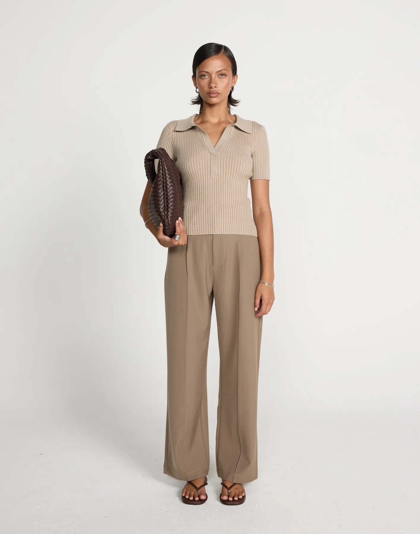 Michiko Top (Mocha)*CHARCOAL CLOTHING New