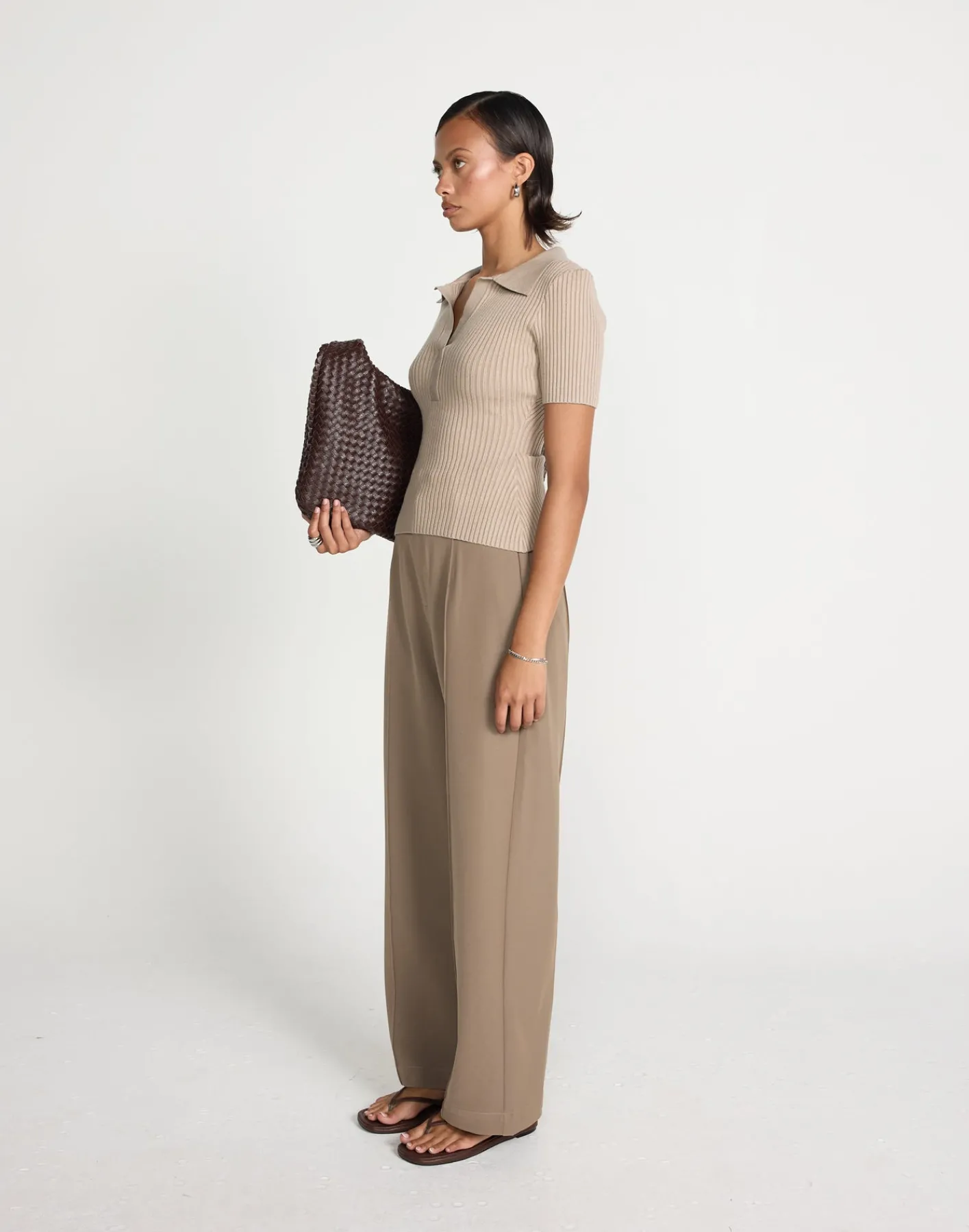 Michiko Top (Mocha)*CHARCOAL CLOTHING New