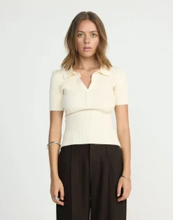 Michiko Top (Oat)*CHARCOAL CLOTHING Sale