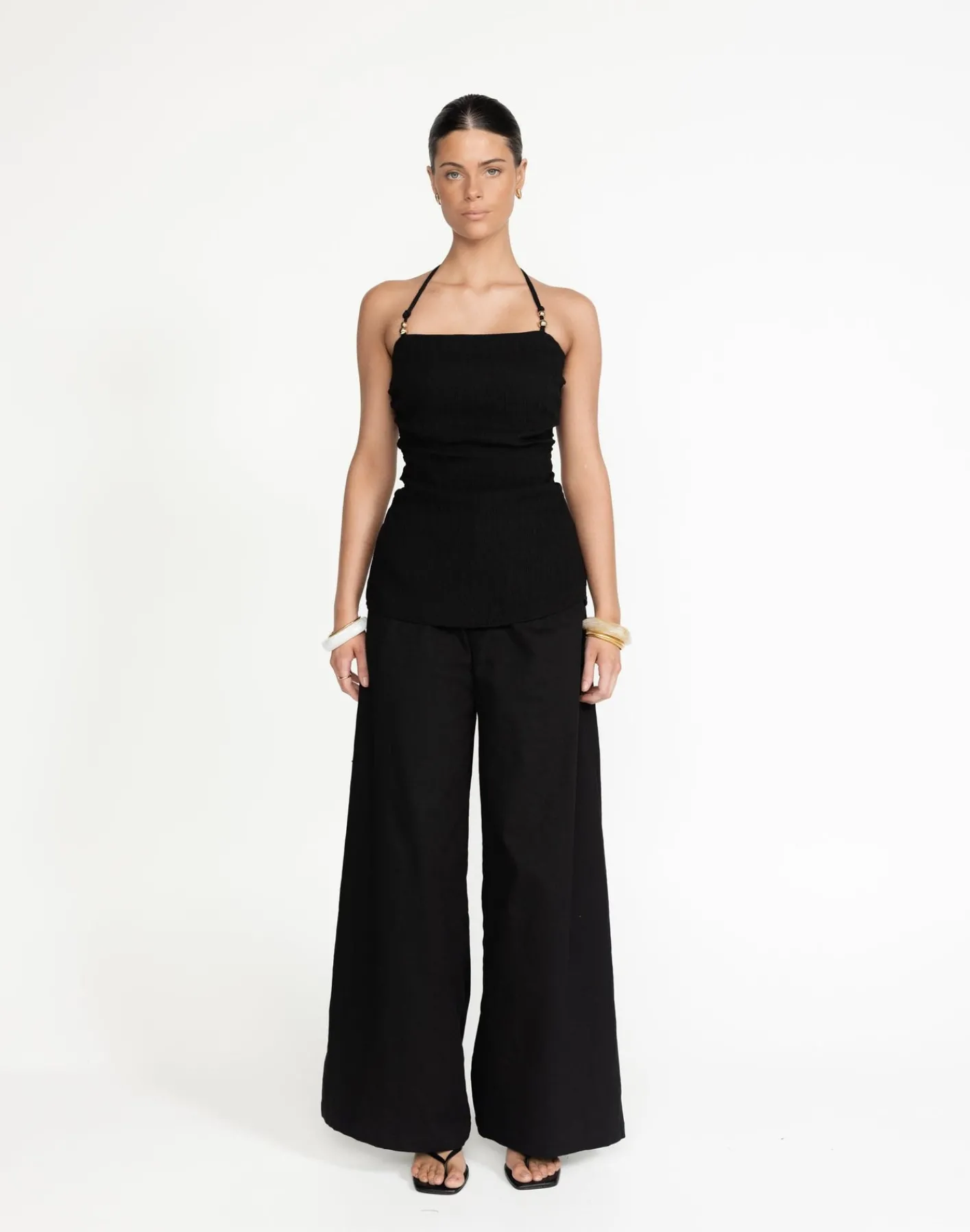 Miguel Top (Black)*CHARCOAL Clearance