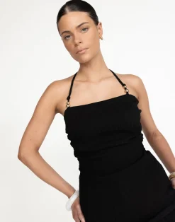 Miguel Top (Black)*CHARCOAL Clearance