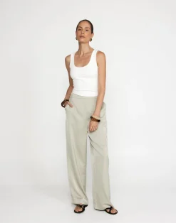 Mikayla Pants (Sage)*CHARCOAL Outlet