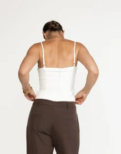 Milly Corset (White)*CHARCOAL Hot