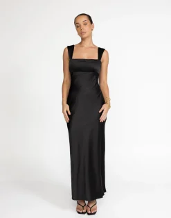 Mimosa Maxi Dress (Black)*CHARCOAL Fashion