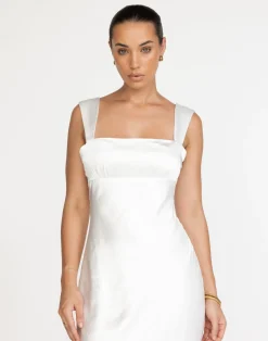Mimosa Maxi Dress (White)*CHARCOAL Online