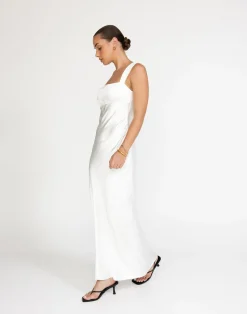 Mimosa Maxi Dress (White)*CHARCOAL Online