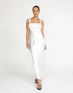 Mimosa Maxi Dress (White)*CHARCOAL Online