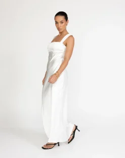 Mimosa Maxi Dress (White)*CHARCOAL Online