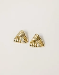 Mina Earrings (Gold)*CHARCOAL Best