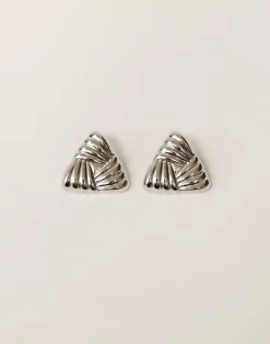 Mina Earrings (Silver)*CHARCOAL Best