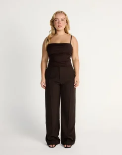 Mira Top (Chocolate)*CHARCOAL CLOTHING Sale