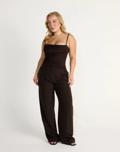 Mira Top (Chocolate)*CHARCOAL CLOTHING Sale