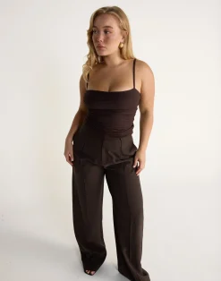 Mira Top (Chocolate)*CHARCOAL CLOTHING Sale