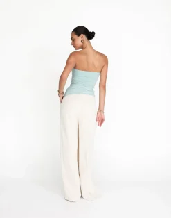 Monique Strapless Top (Azure)*CHARCOAL Best