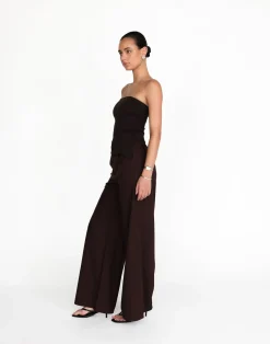 Monique Strapless Top (Chocolate)*CHARCOAL Fashion