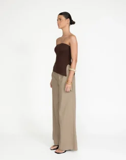 Monique Strapless Top (Cocoa)*CHARCOAL Discount
