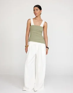 Monique Strapless Top (Pistachio)*CHARCOAL Sale