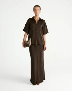 Morena Top (Chocolate)*CHARCOAL Sale