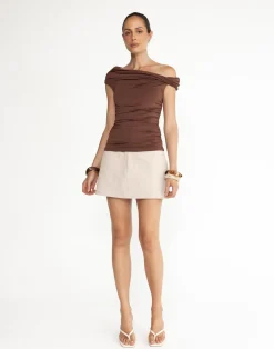 Nachi Top (Brown)*CHARCOAL CLOTHING Clearance