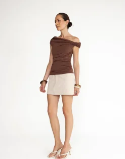 Nachi Top (Brown)*CHARCOAL CLOTHING Clearance