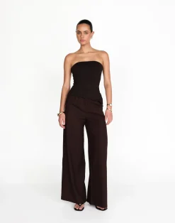 Nadia Pants (Chocolate)*CHARCOAL Sale