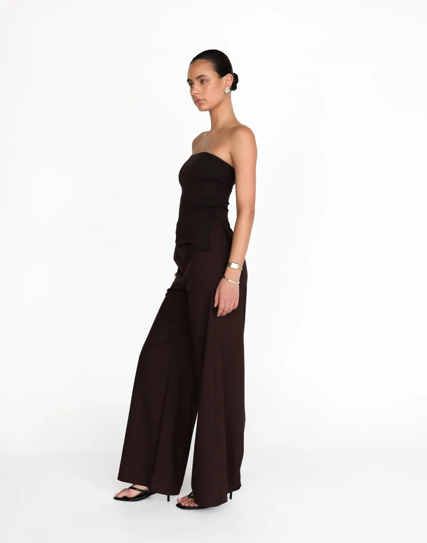 Nadia Pants (Chocolate)*CHARCOAL Sale