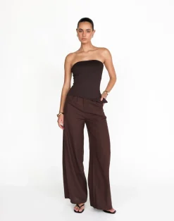 Nadia Pants (Chocolate)*CHARCOAL Outlet