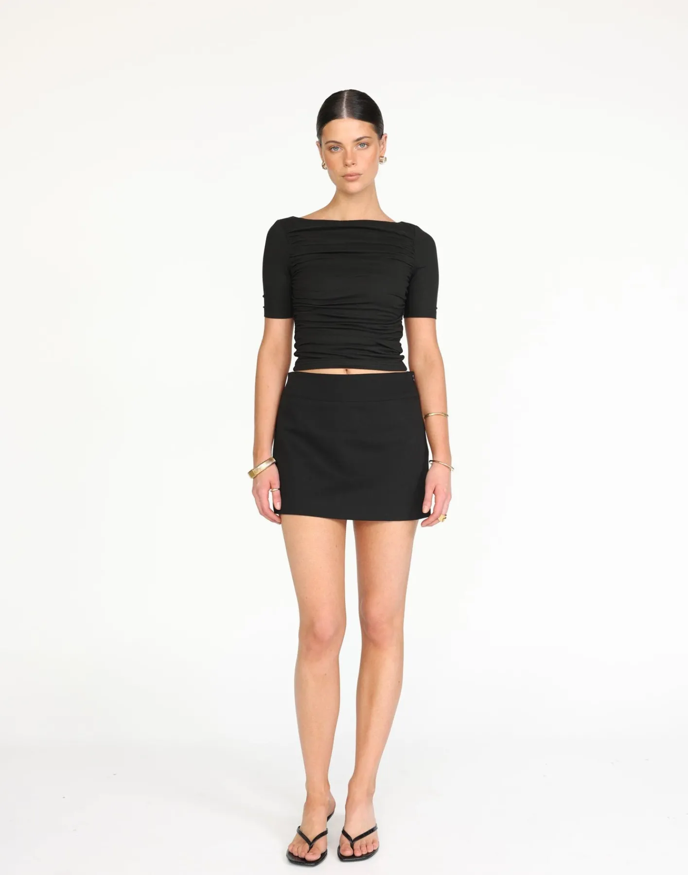 Natasha Top (Black)*CHARCOAL Outlet