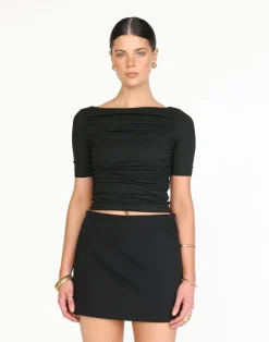 Natasha Top (Black)*CHARCOAL Outlet