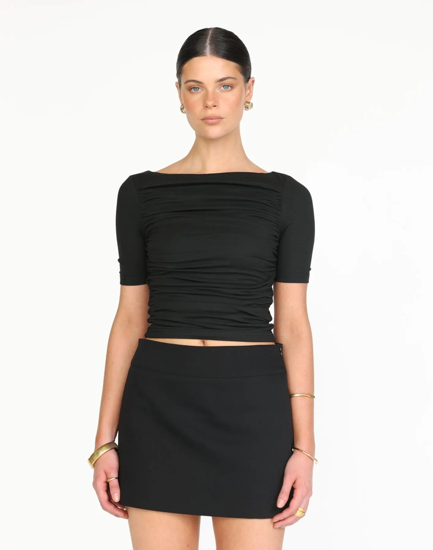 Natasha Top (Black)*CHARCOAL Outlet