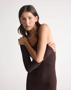 Nelson Maxi Dress (Chocolate)*CHARCOAL CLOTHING Discount