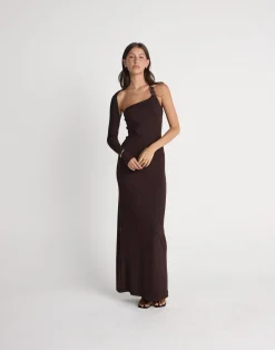 Nelson Maxi Dress (Chocolate)*CHARCOAL CLOTHING Discount