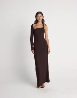 Nelson Maxi Dress (Chocolate)*CHARCOAL CLOTHING Discount