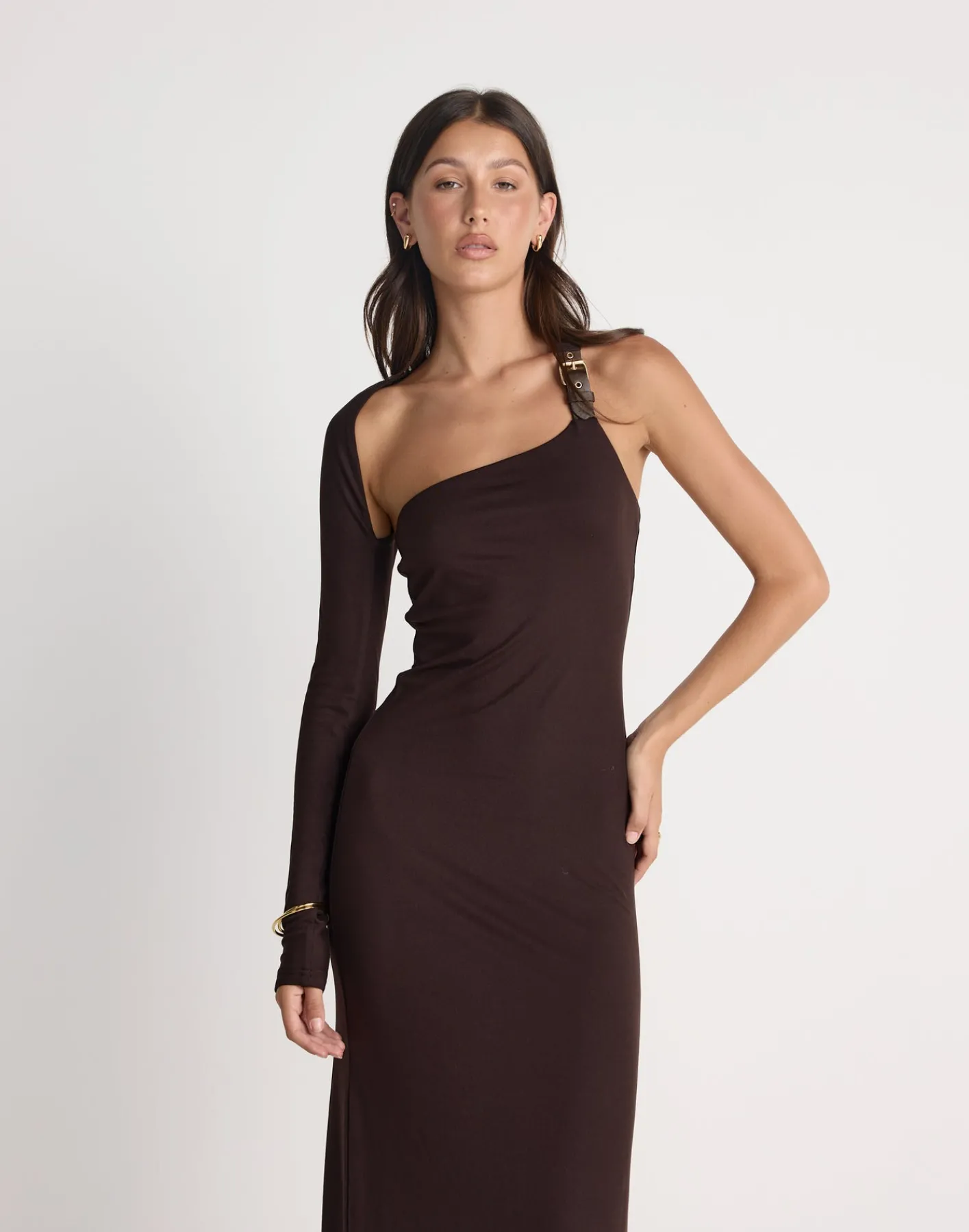 Nelson Maxi Dress (Chocolate)*CHARCOAL CLOTHING Discount
