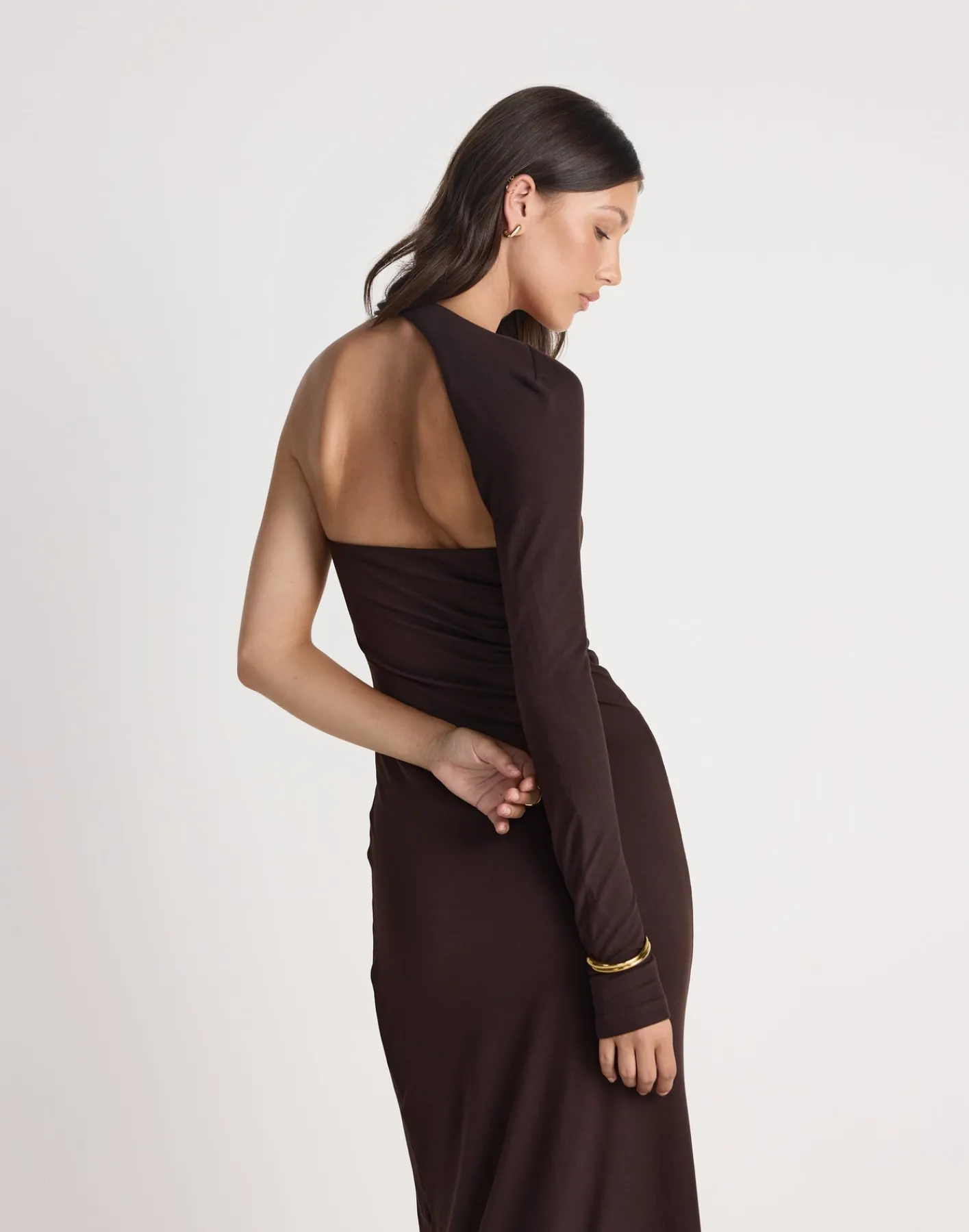 Nelson Maxi Dress (Chocolate)*CHARCOAL CLOTHING Discount