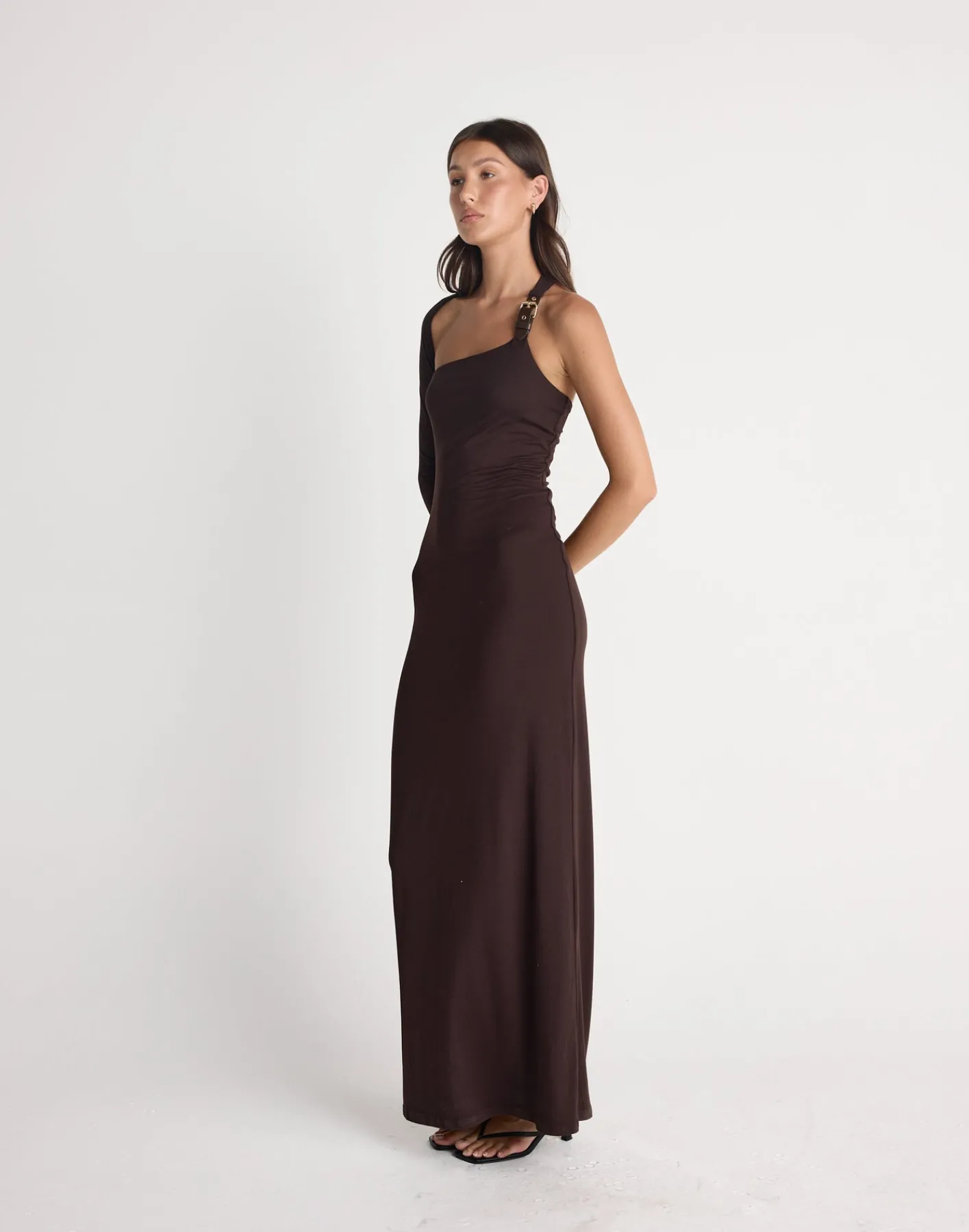 Nelson Maxi Dress (Chocolate)*CHARCOAL CLOTHING Discount