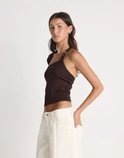 Nelson Top (Chocolate)*CHARCOAL CLOTHING Hot