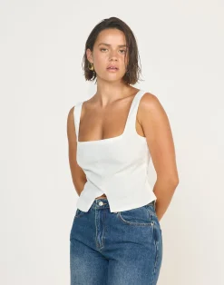 Nerissa Top (White)*CHARCOAL CLOTHING Best