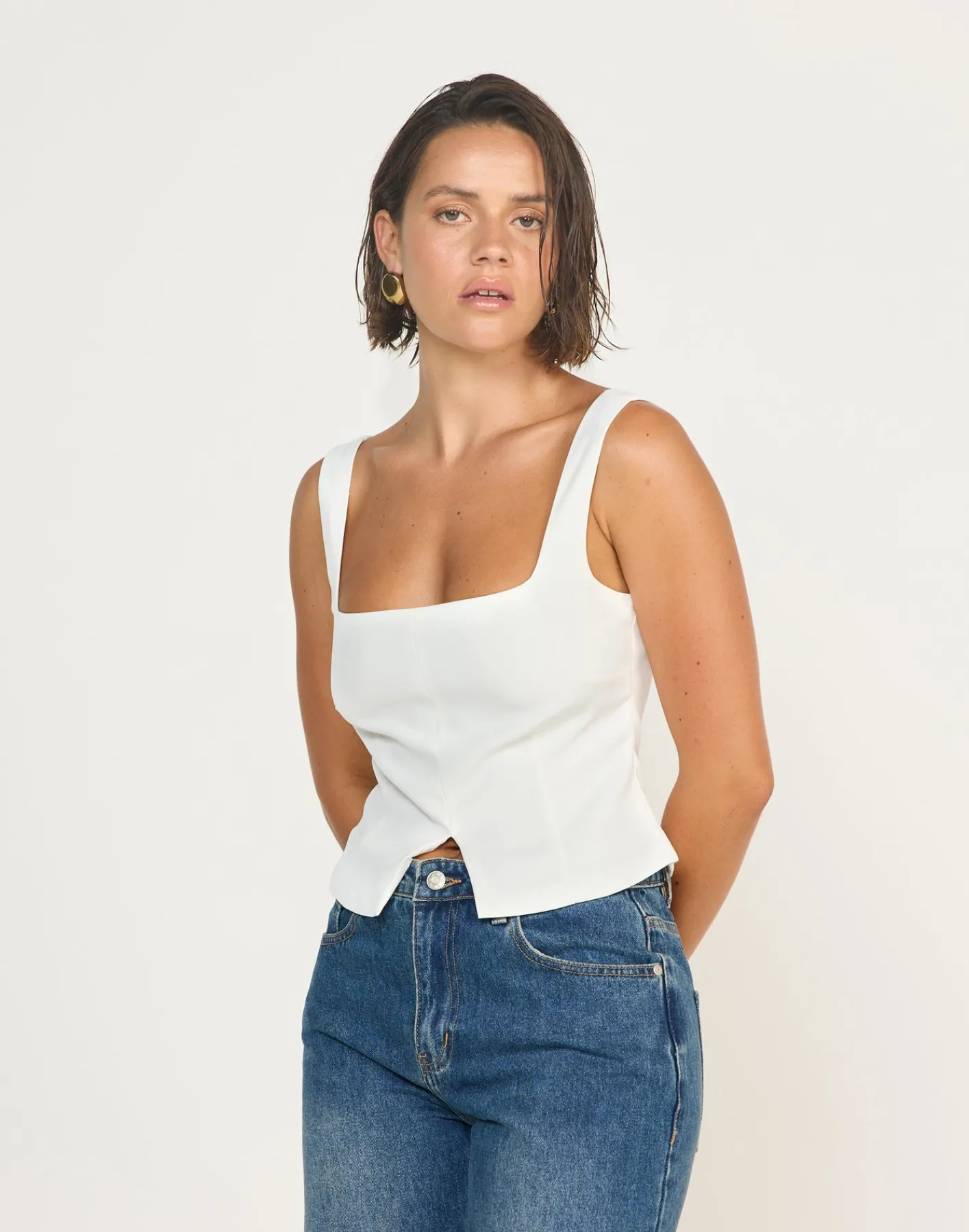Nerissa Top (White)*CHARCOAL CLOTHING Best