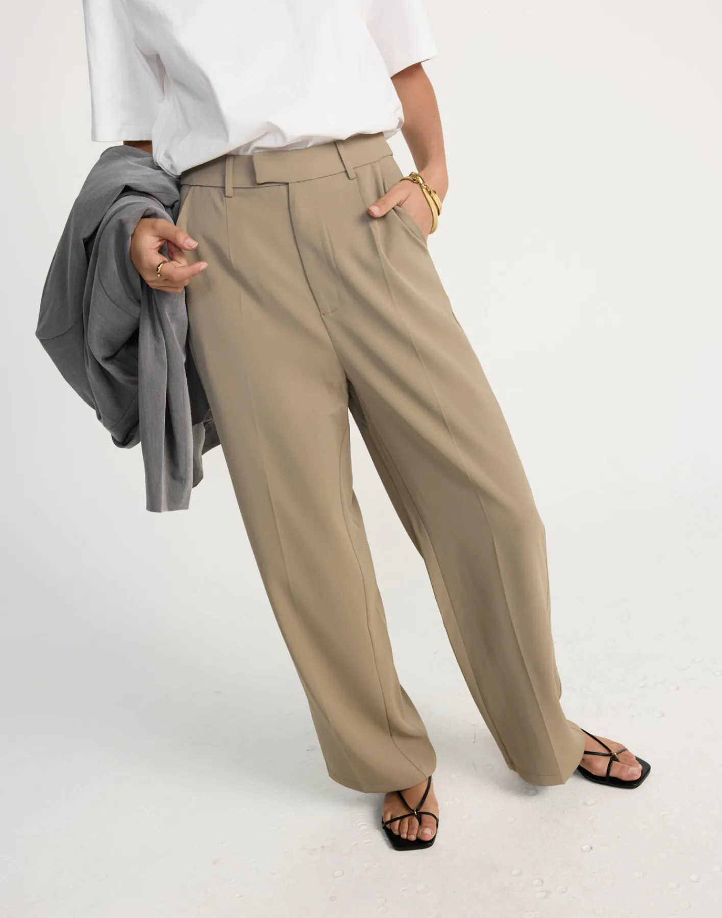 Neva Pants (Mushroom) - Petite*CHARCOAL CLOTHING New