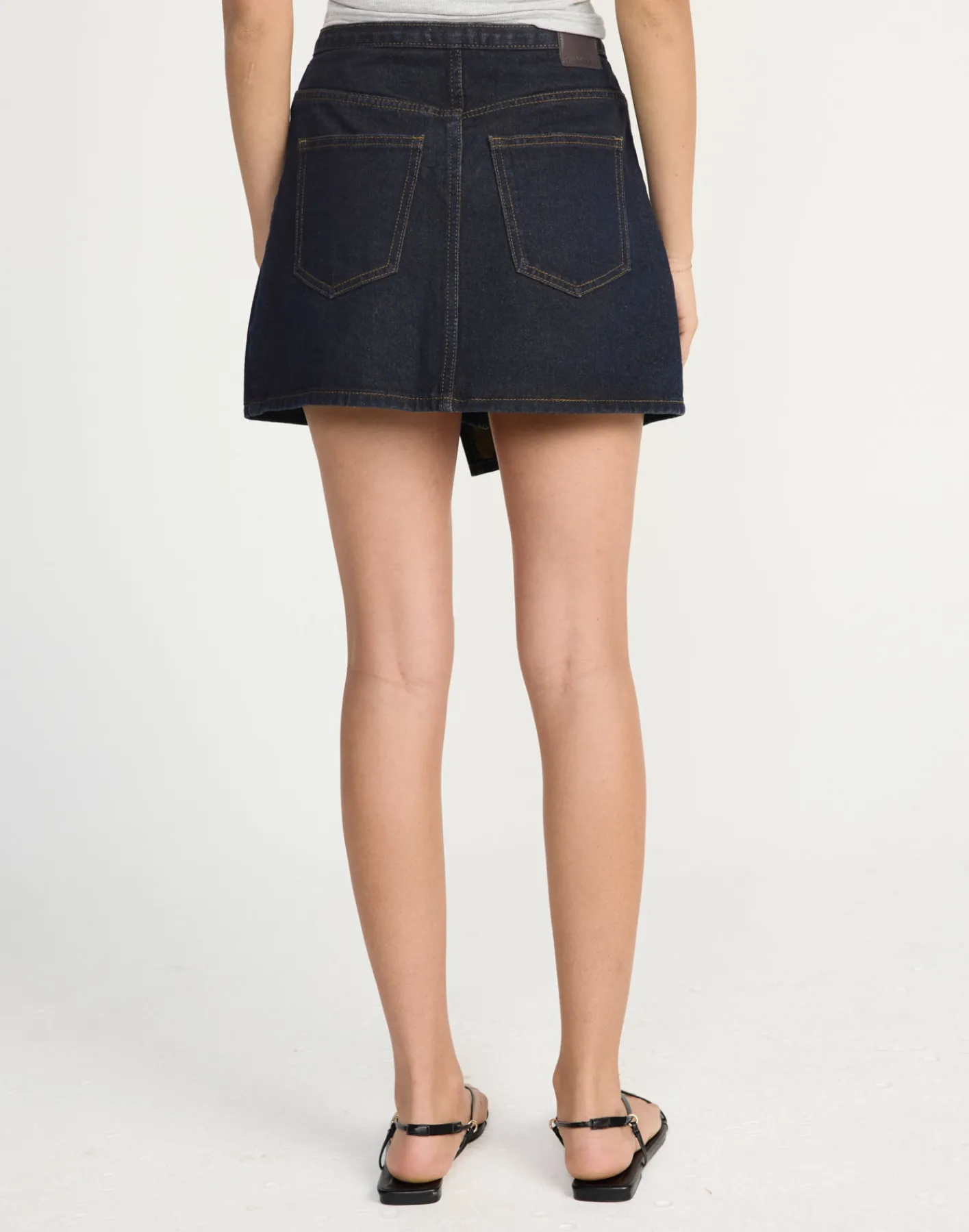 Nicholas Denim Mini Skirt (Indigo)*CHARCOAL CLOTHING New