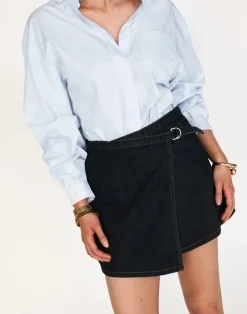 Nicholas Denim Mini Skirt (Indigo)*CHARCOAL CLOTHING New