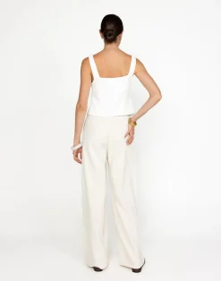 Nicole Top (White)*CHARCOAL Sale
